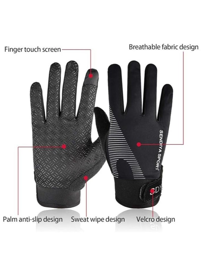 كاكو قفازات تمارين رياضية حماية كاملة لكف اليد قبضة إضافية، قفازات صالة رياضية وسادة رغوة 15 مم لرفع الأثقال والتدريب والتمارين والدراجات والصيد والمبارزة للرجال والنساء - Image 3